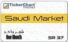تكرتشارت ترند  – السوق السعودي – شهر واحد