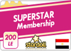 ستار دول - 200 جنيه مصري - عضوية سوبر ستار