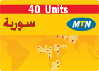إم تى ان - بطاقة شحن رصيد 40 وحدة