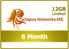 Octopus Networks Mobile Internet VPN - 6 Months Subscription Limited to 12 GB