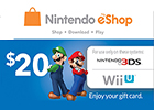 Nintendo eShop $20 Card (US Store)
