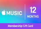 بطاقة هدايا 12 شهر - Apple Music
