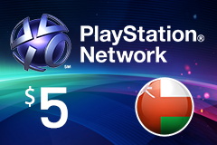 PlayStation Network - $5 PSN Card (Omani Store)