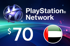 PlayStation Network - $70 PSN Card (UAE Store).
