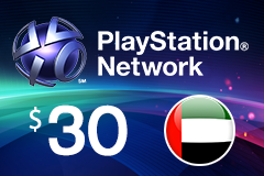 PlayStation Network - $30 PSN Card (UAE Store).