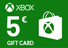 Xbox Live EUR5 Gift Card (EU Store Works in Europe Only)