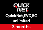 QUICKNet 5G - Unlimited for 3 Months
