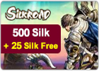 SilkRoad - 500 Silk Card + 25 Silk Free