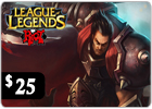 League Of Legends - $25 Card (North America)