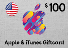 Apple & iTunes Giftcard $100 (US Store)