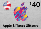 Apple & iTunes Giftcard $40 (US Store)