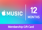 Apple Music - 12 Months Membership Gift Card