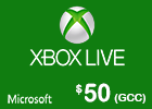 Microsoft Xbox Live -- $50 (GCC Store Works in GCC Only)