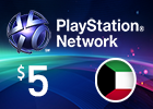 PlayStation Network - $5 PSN Card (Kuwaiti Store)