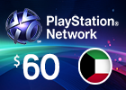 PlayStation Network - $60 PSN Card (Kuwait Store)