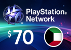 PlayStation Network - $70 PSN Card (Kuwait Store)