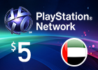 PlayStation Network - $5 PSN Card (UAE Store)