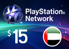 PlayStation Network - $15 PSN Card (UAE Store)