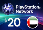 PlayStation Network - $20 PSN Card (UAE Store)