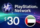 PlayStation Network - $30 PSN Card (UAE Store)