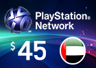 PlayStation Network - $45 PSN Card (UAE Store)