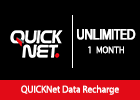 QUICKNet - Unlimited for 1 Month.