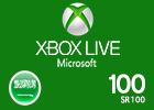 Microsoft Xbox Live -- SAR100 (Saudi Store Works in KSA Only)