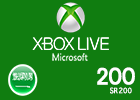 Microsoft Xbox Live -- SAR200 (Saudi Store Works in KSA Only)