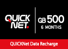 QUICKNet - 500 GB for 6 Months