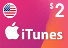 iTunes Gift Card $2 (US Store)