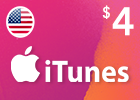 iTunes Gift Card $4 (US Store)