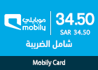 Mobily Card SAR 34.50