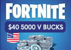 Fortnite $40 - 5000 V-Bucks - Supported All Devices (United States store)