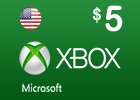 Xbox Live $5 Gift Card  (US Store Works in USA Only)