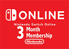 Nintendo Switch Online 3 Months Membership