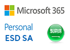 بطاقة مايكروسوفت M365 بيرسونال ESD السعودي