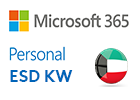 بطاقة مايكروسوفت M365 بيرسونال ESD الكويتي