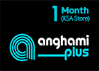 بطاقة أنغامي بلس إشتراك لمدة -  شهر (المتجر السعودي)