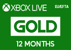 Xbox Live Gold 12 Months Subscription (EU Store Works in Europe Only)