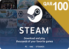 Steam Wallet Card - QAR 100