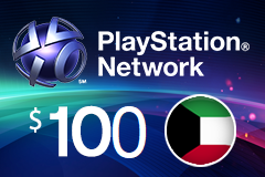 PlayStation Network - $100 PSN Card (Kuwait Store).