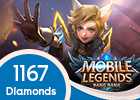 Mobile Legends Card 1167 Diamonds