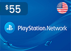 PlayStation Network - $55 PSN Card (United States Store)