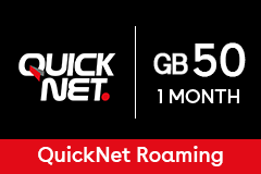 QuickNet Roaming - 50 GB for 1 Month