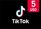 بطاقة تيك توك 5 دولار (المتجر السعودي)-متوفره في Android فقط
