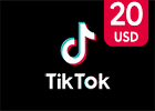 بطاقة تيك توك 20 دولار (المتجر السعودي)-متوفره في Android فقط
