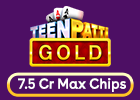 Teen Patti Gold 7.5 Cr Max Chips (International)