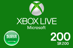 Microsoft Xbox Live -- SAR200 (Saudi Store Works in KSA Only)