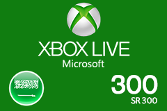 Microsoft Xbox Live -- SAR300 (Saudi Store Works in KSA Only)