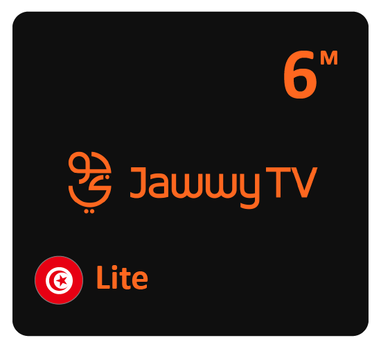 Jawwy TV Lite 6 months subscription- Tunisia Store